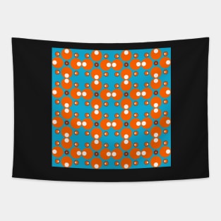 retro sventies abstract geometrical pattern Tapestry