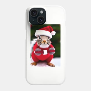 COLD FATHER XMAS SQUIRREL Phone Case