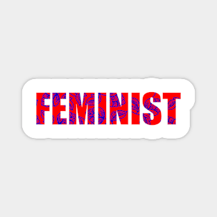 Feminist red Magnet