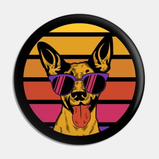 Cool Retro Dog Pin