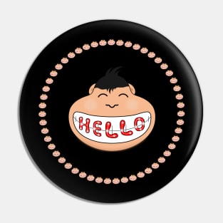 Hello world is a greeting Pin