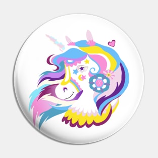 Rainbow magic unicorn Pin