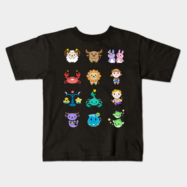 12 Horoscope Anime Zodiac Signs Astrology Lovers - Horoscopes - Kids T-Shirt | TeePublic 12 Horoscope Anime Zodiac Signs Astrology Lovers - Horoscopes - Kids T-Shirt | TeePublic