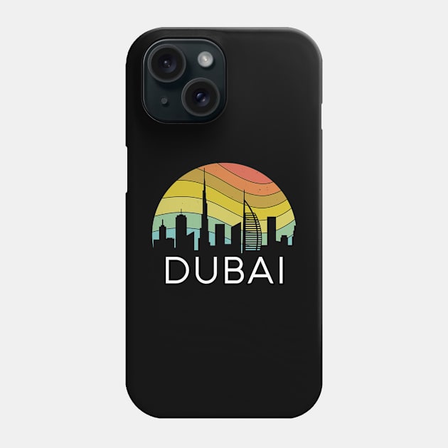 Dubai City Building Skyline Architecture Downtown Hotel United Arab Emirates Desert Gift Men Women Phone Case by Shirtsurf