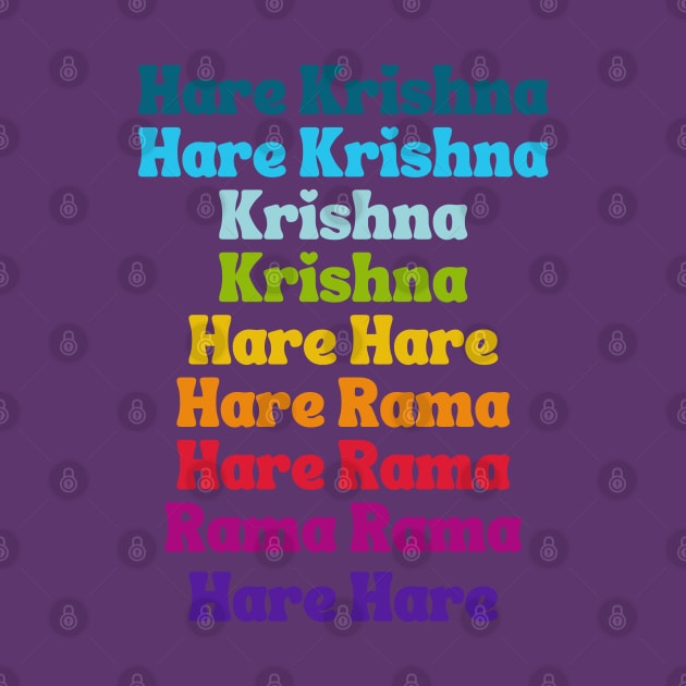 Hare Krishna Hare Krishna Chant by karenpaytonart