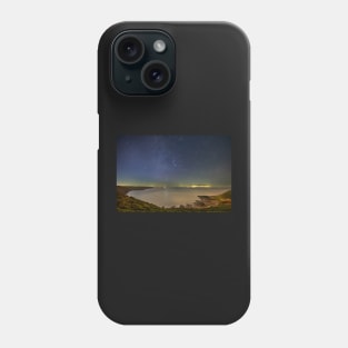 Fall Bay on Gower in Wales at Night Phone Case