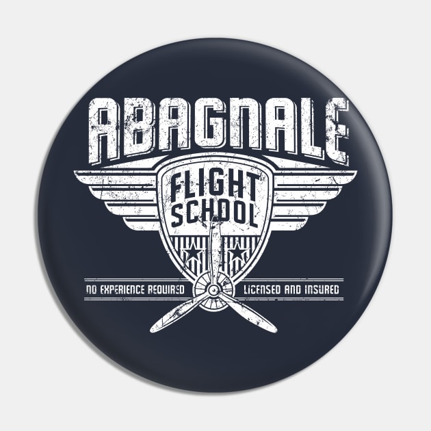 Abagnale Flight School Pin by MindsparkCreative