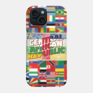 Central African Republic vintage style retro souvenir Phone Case