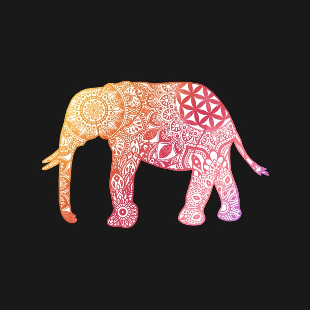 Mandala elephant by NicoleHarvey