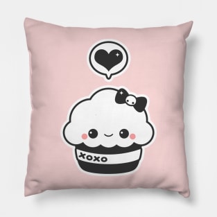 Kisses Cupcake Pillow