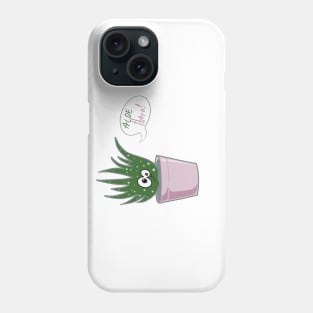 Aloe there  kawaii succulent Phone Case