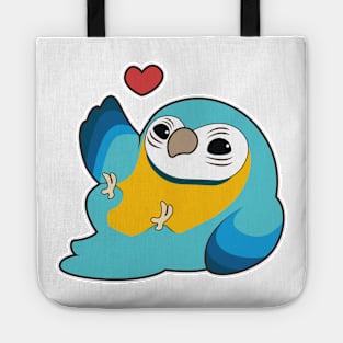 Parrot with Heart Tote