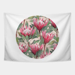 Painted King Proteas Tapestry