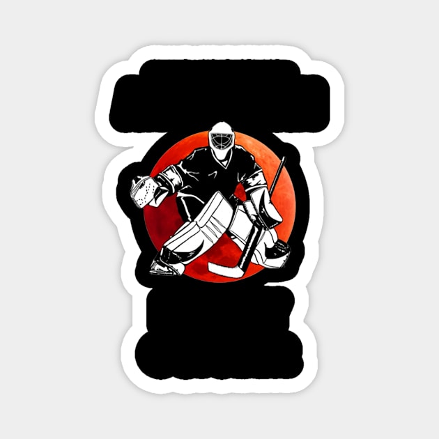 October Man Never Underestimate An Old Man Who Loves Hockey Magnet by sueannharley12