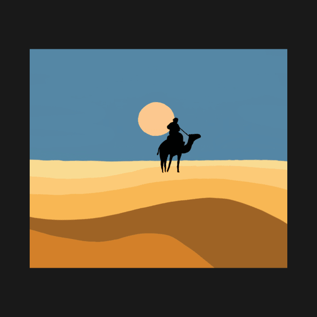 Camel trip in the desert by SaBa Store