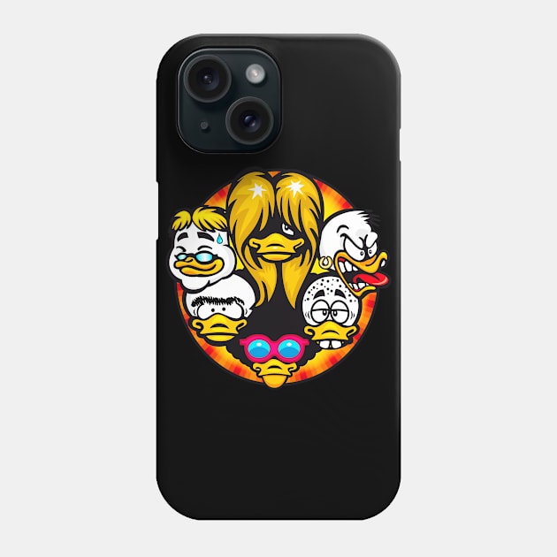 Duck Heads Ramones Style Phone Case by Maxsomma