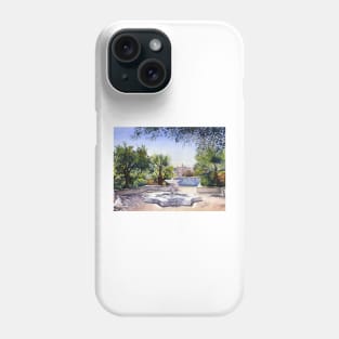 The Garden Of The Mosque, Granada Phone Case