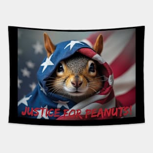 Justice for Peanut, Squirrel Lover, Peanut the Squirrel Tapestry