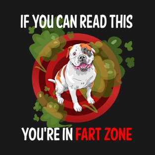 Fart Zone American Bulldog 02 T-Shirt