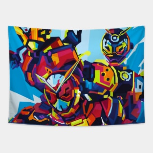 Kamen Rider Zi O and the gang Tapestry