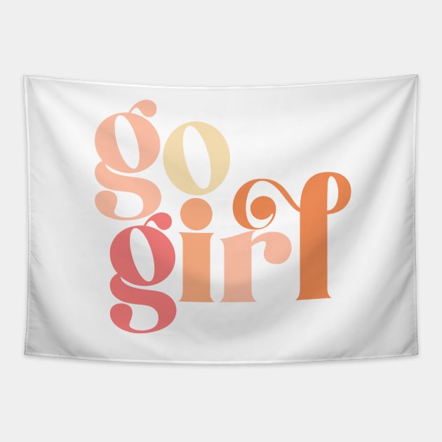 Go Girl Tapestry by SouthPrints