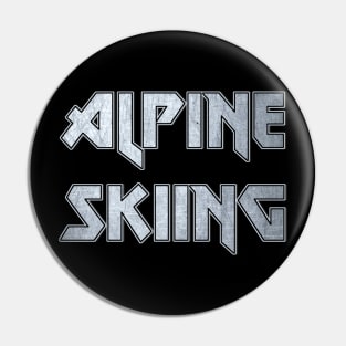 Alpine Skiing Pin