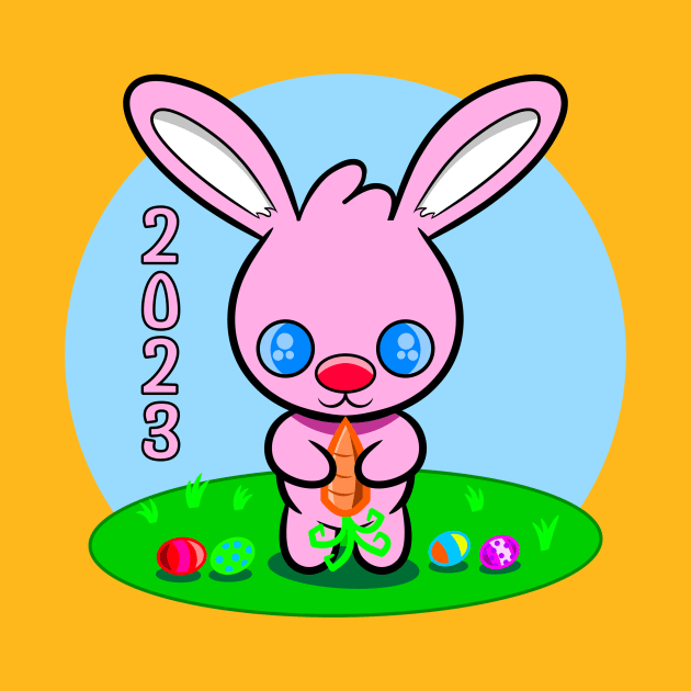 2023 Easter Bunny by RD Doodles
