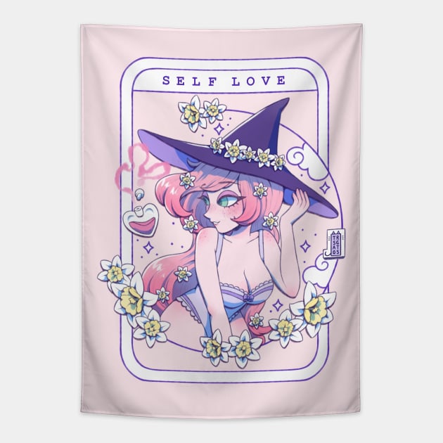 Self Love Spell Tapestry by Trsgatos