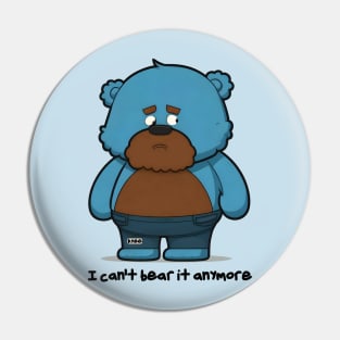 Melancholy Bear Pin