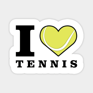 I Love Tennis Magnet