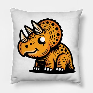 Animal Dinosaur Triceratops Kids Baby Pillow