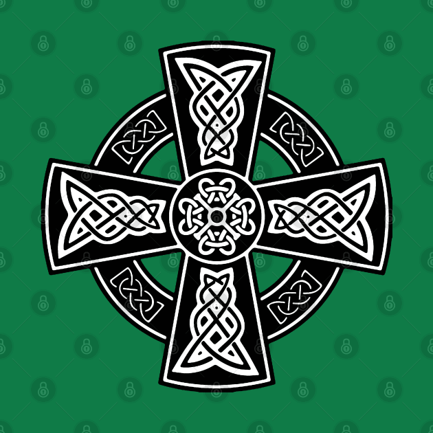 Celtic High Cross Decorative Knotwork 1 by taiche