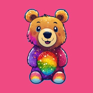 Cute Teddy Bear Design T-Shirt