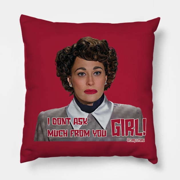 Mommie Dearest Pillow by Camp.o.rama