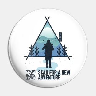 Scan For Adventure Pin