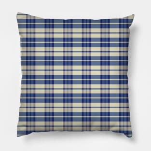 Sunset and Sunrise Aesthetic Daviana 1 Hand Drawn Textured Plaid Pattern Pillow