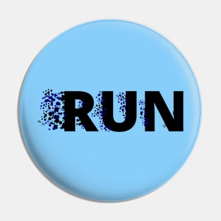 Run Art Pin