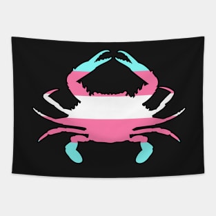 Blue Crab: Transgender Pride Tapestry