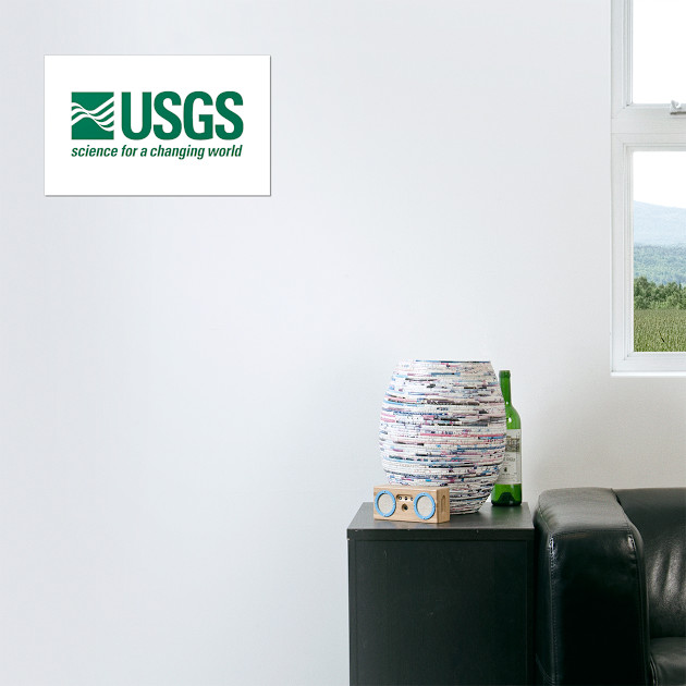 Usgs Logo United States Geological Survey Logo Poster E Stampa