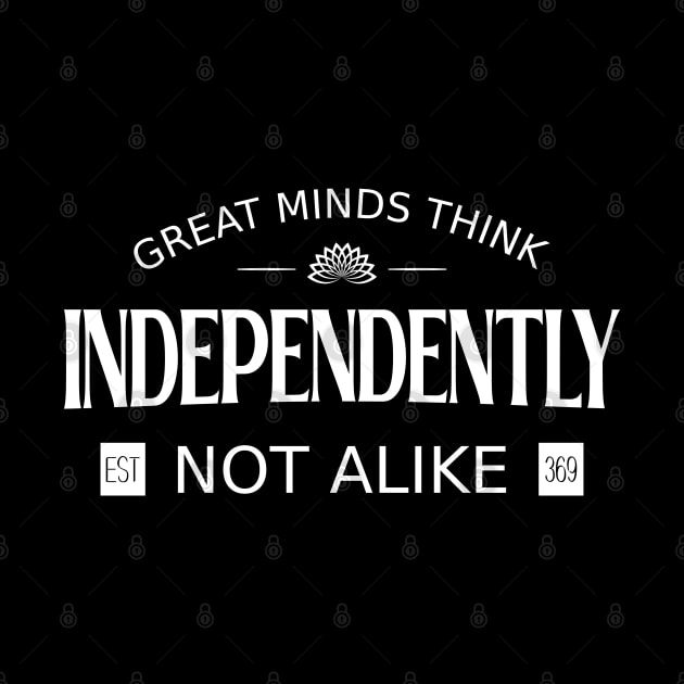 Great minds think independently, not alike | Mentoring by FlyingWhale369