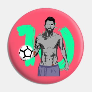 Messi inter miami Pin