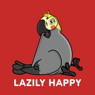 Lazily Happy cocktiel T-Shirt