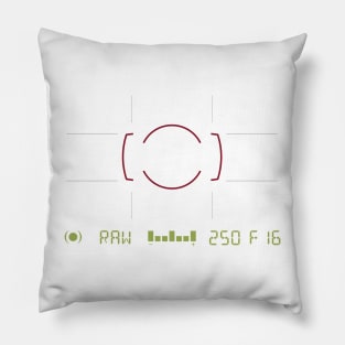 Camera Viewfinder Pillow