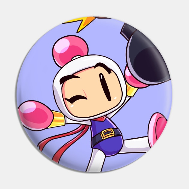 Bomberman Pin by SailorBomber