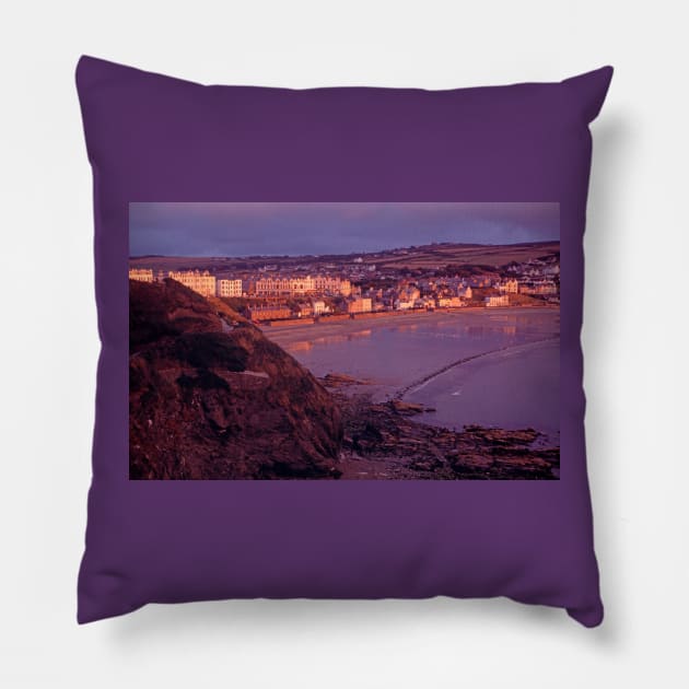 Port Erin Pillow by RedHillDigital