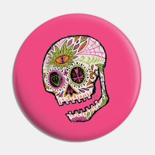 Day of the Dead Skull Pin