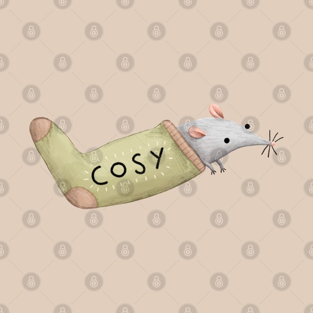 Cosy Sockmouse by Sophie Corrigan