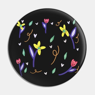 Night dance of the flowers Pin