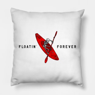 Floatin' Forever (light background) Pillow