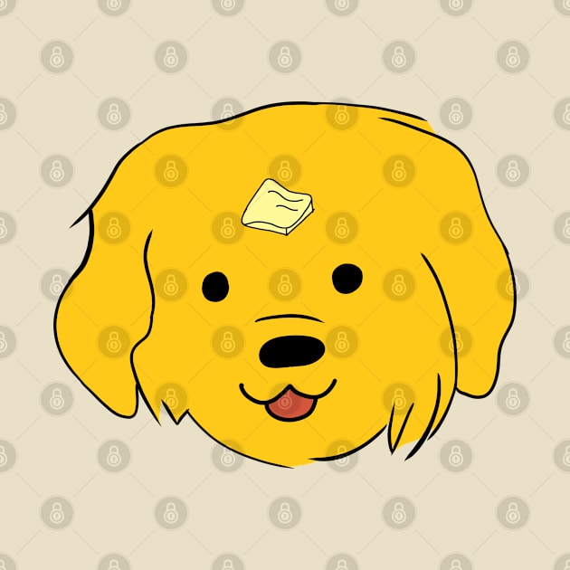 Butter Dog! Dog With The Butter. Butter Dawg! by The Cozy Art Club